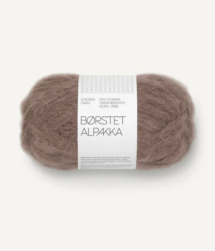 Børstet Alpakka 