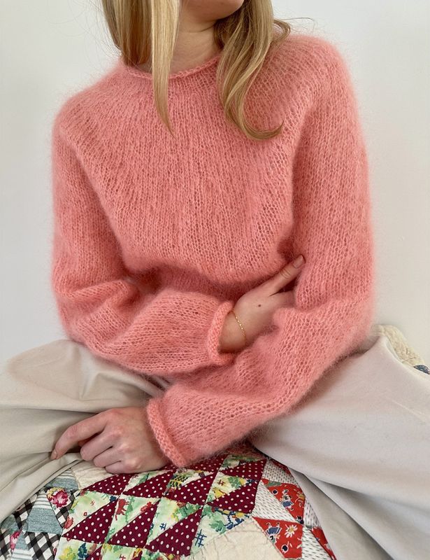 Plain Yoke Sweater