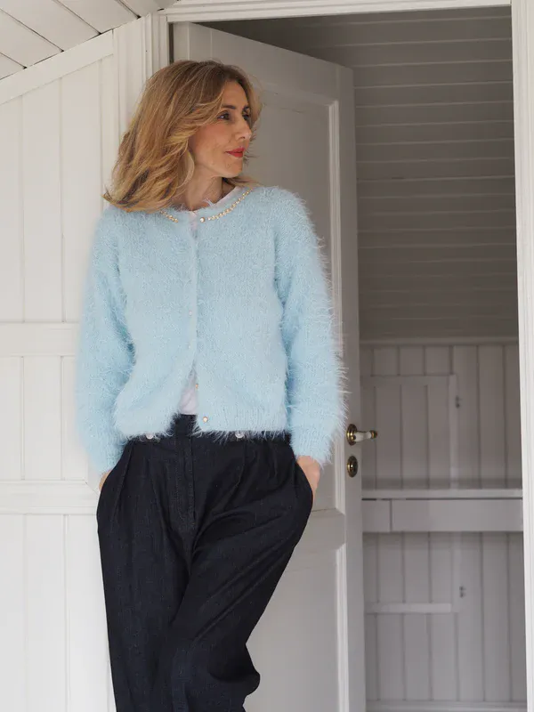 Fuzzy Cardigan